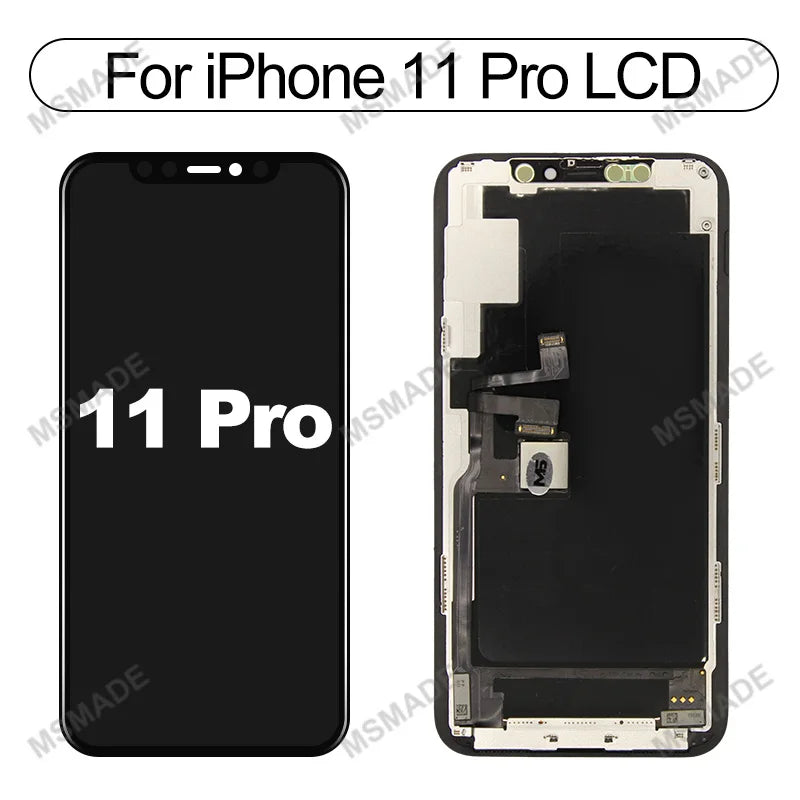 Ecran LCD/OLED Remplacement iPhone 6 6s 7 8 X XR XS 11 12 13 14 15 Mini Pro Max