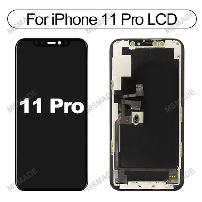 Ecran LCD/OLED Remplacement iPhone 6 6s 7 8 X XR XS 11 12 13 14 15 Mini Pro Max