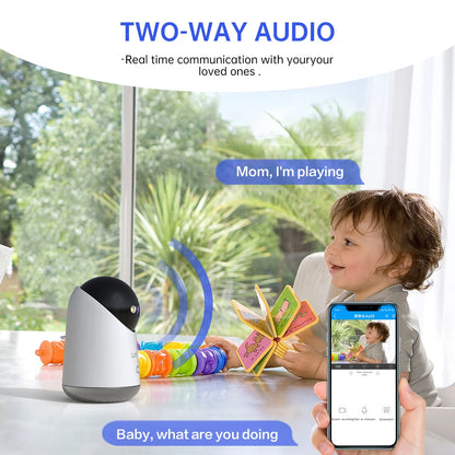 Caméra WiFi Lenovo 5MP – Surveillance Intérieure Intelligente HD