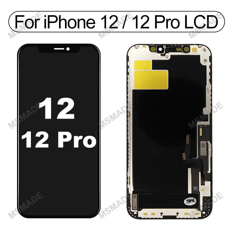 Ecran LCD/OLED Remplacement iPhone 6 6s 7 8 X XR XS 11 12 13 14 15 Mini Pro Max