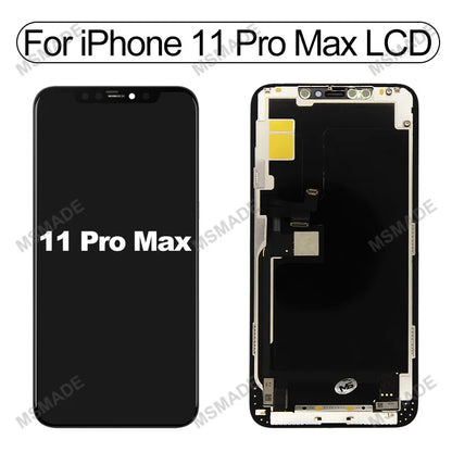 Ecran LCD/OLED Remplacement iPhone 6 6s 7 8 X XR XS 11 12 13 14 15 Mini Pro Max